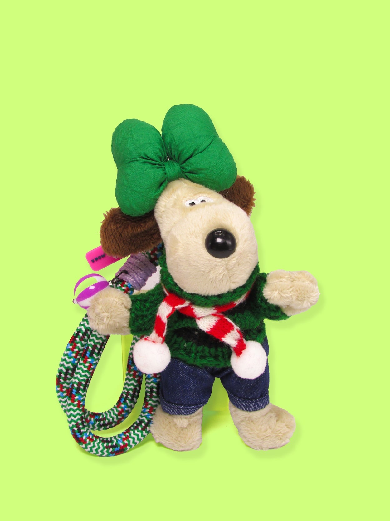 Green Bow Pup
